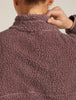 Women Merino Blend 960 RealFleece™ High Pile LS Zip  Summit Dk Heather/Blush 0A5729