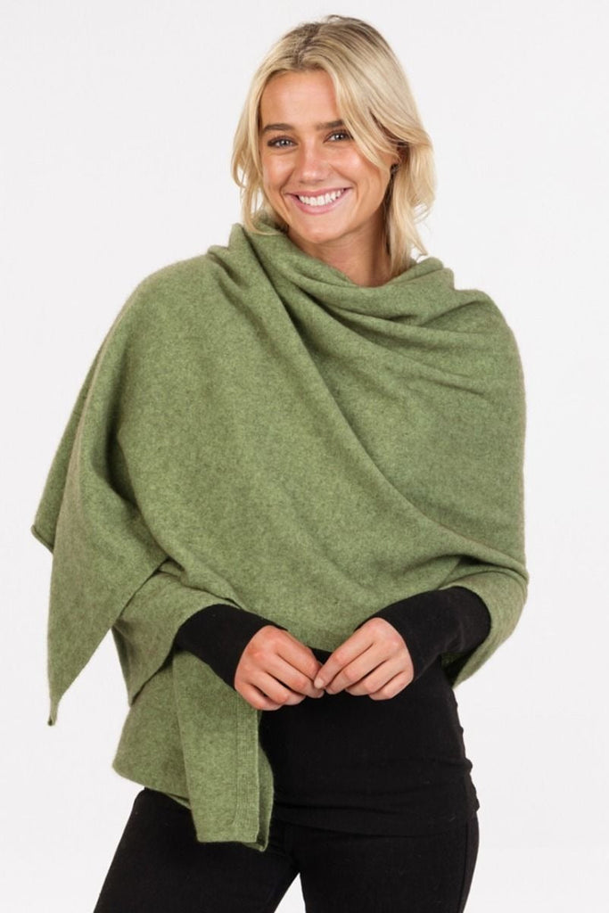 Womens Travel Wrap Pistachio  NE815