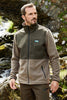 Mens Hybrid Jacket Fleece Bark /Light Bark MFLHYFL