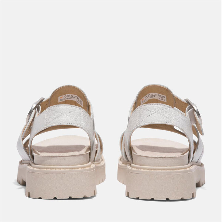 Womens Clairemont Way Sandal - White Full Grain