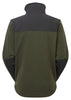 Mens Hybrid Jacket Fleece Black Olive MFLHYFL