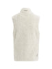 Womens RealFleece™ Merino High Pile Vest Ecru Heather 0A56O1