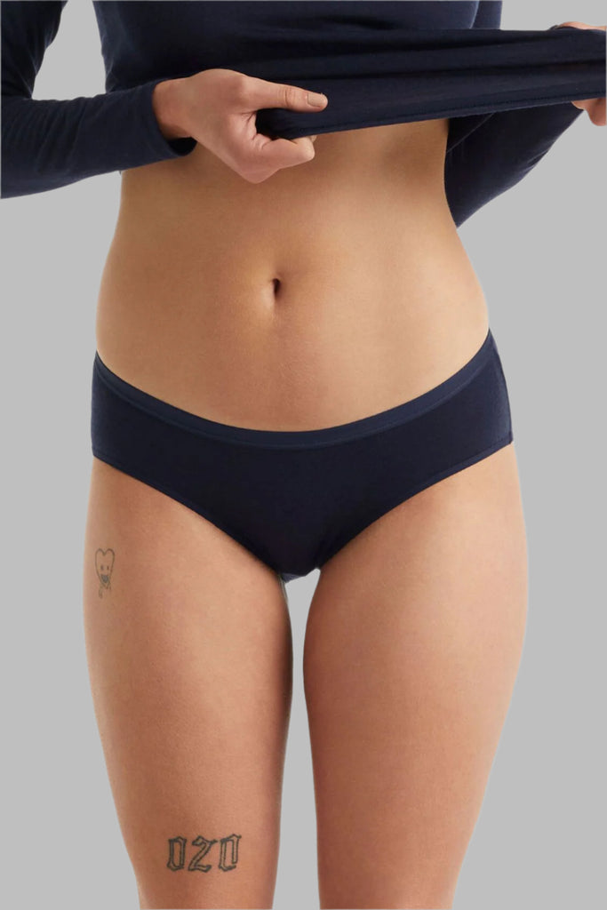 Womens Merino 150 Siren Bikini Midnight Navy 103164