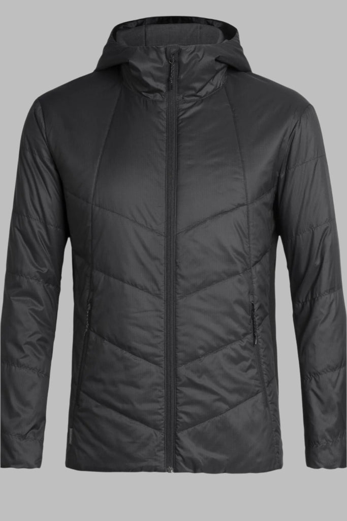 Mens Helix Hooded Jacket Black 105451