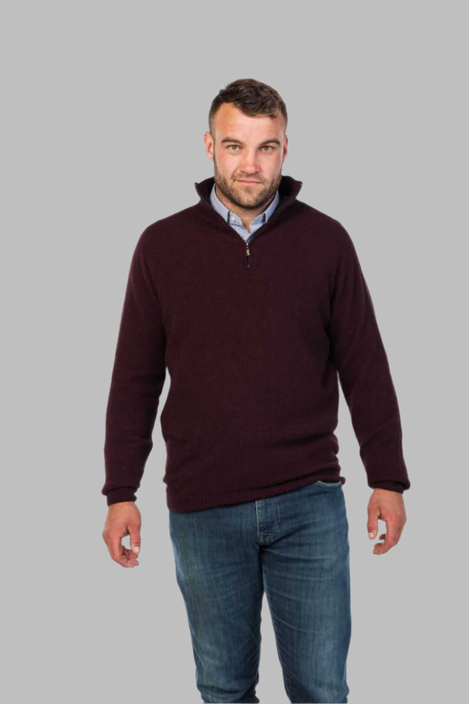 Mens Lightweight 1/2 Zip  Shiraz NB336