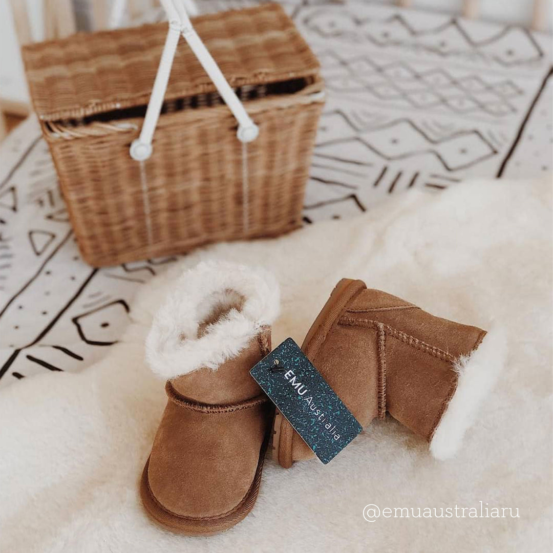 Babies Toddle Boots - Chestnut