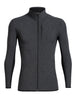 Mens Descender LS Zip  Jet Heather / Black 104853