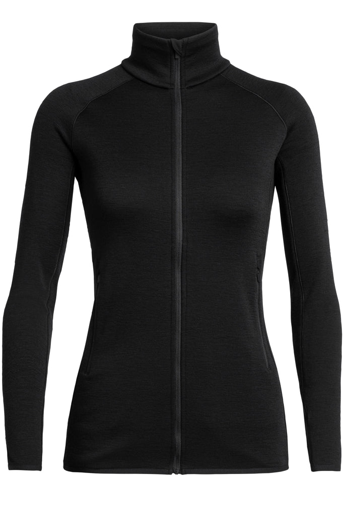 Womens Elemental LS Zip Black 104895