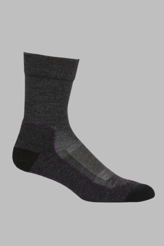 Womens Hike+ Heavy Crew Jet Heather 105100