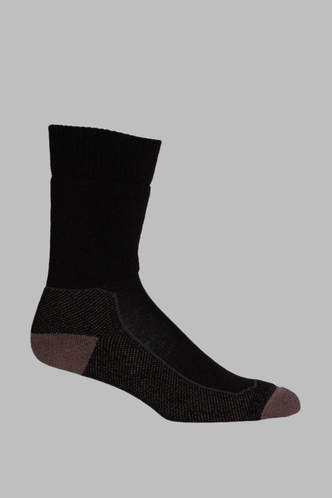 Mens Hike+ Medium Crew Black/Mink 105101