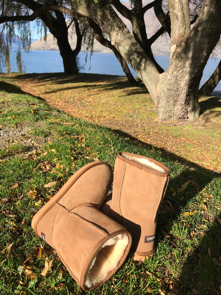 Mi Woolies Original Short Ugg Boot Walnut | thewoolpress.com