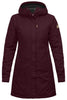 Womens Kiruna Padded Parka  Garnet CF89644