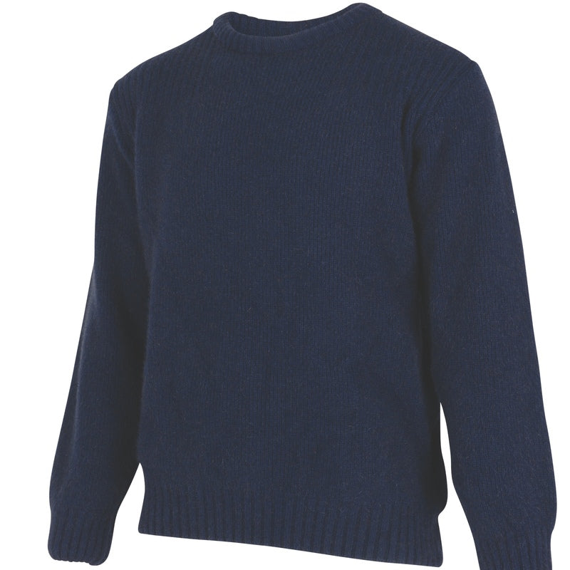 Mens Crew Neck Back Country Sweater | MKM Originals | www.thewoolopress.com