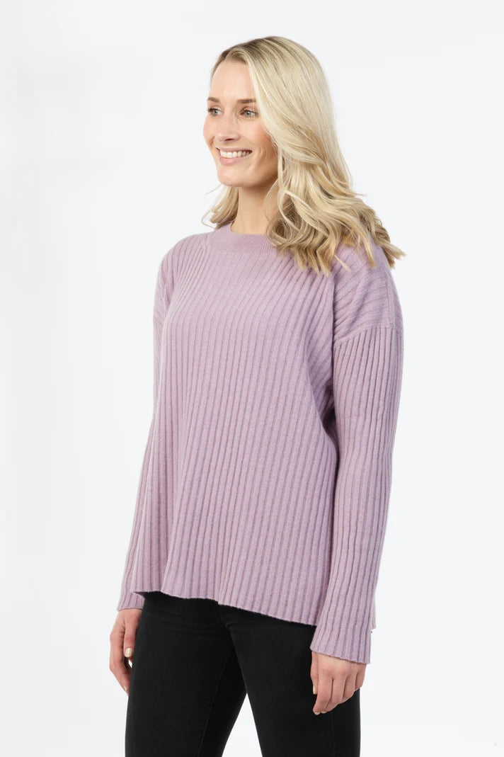 Womens Ribbed Realaxed Sweater