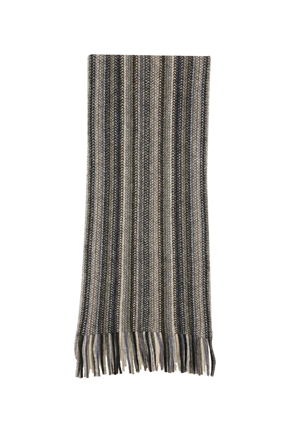 Multi Stripe Scarf-Native World-The WoolPress Arrowtown