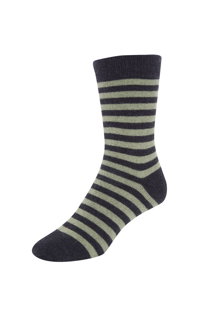 Two Tone Striped Sock-Native World-The WoolPress Arrowtown