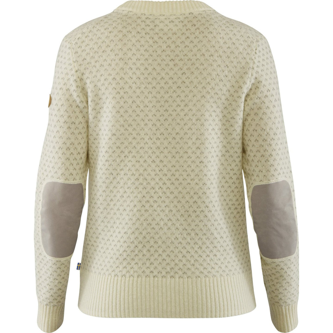Womens Ovik Nordic Sweater - Chalk White
