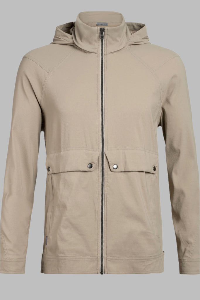 Mens Briar Hooded Jacket British Tan 104974