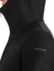 Womens Felted Merino Hooded Jacket - Black 0A56JC