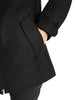 Womens Felted Merino Hooded Jacket - Black 0A56JC