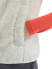 Womens RealFleece™ Merino High Pile Vest Ecru Heather 0A56O1