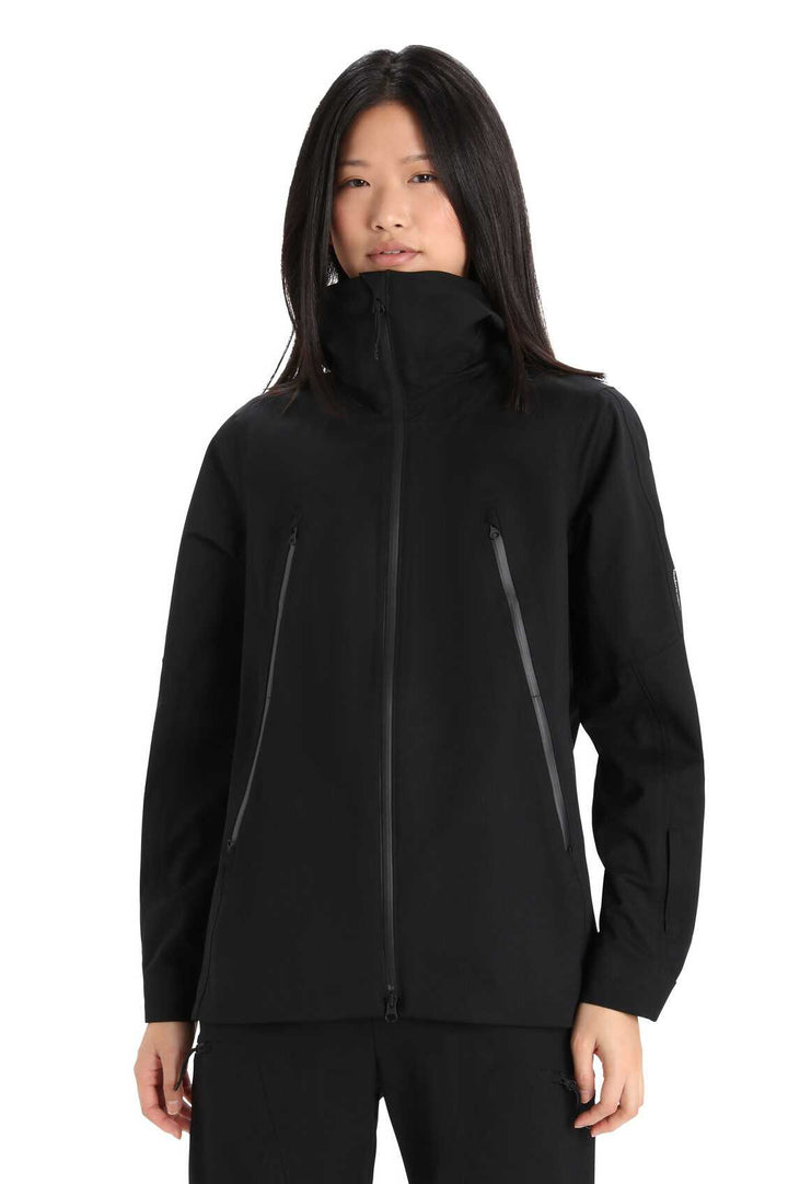 Womens Shell+ Merino Hooded Jacket