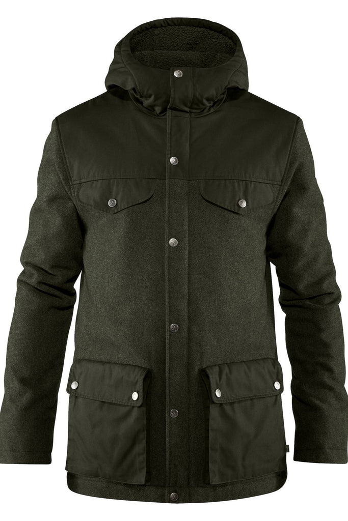 Mens Greenland Re-Wool Jacket  Deep Forest ZF82976