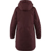 Womens Singi Wool Padded Parka - Dark Garnet CF89859